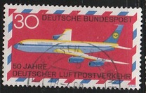 [The 50th Anniversary of the German Airmail, τύπος OE]