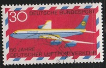 [The 50th Anniversary of the German Airmail, τύπος OE]