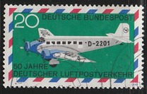 [The 50th Anniversary of the German Airmail, τύπος OD]