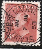[King George VI - Inscription: "POSTES POSTAGE", տեսակ EM]