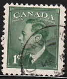 [King George VI - Inscription: "POSTES POSTAGE", տեսակ EJ]