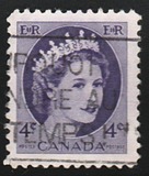 [Queen Elizabeth II - Normal Paper, See 1962 for Fluorescent Stripes, type GT3]