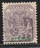 [Coat of Arms - Wagon with Pole, Value in Green, Tip K15]