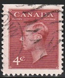 [King George VI - Inscription: "POSTES POSTAGE", տեսակ EM]
