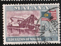 [Coat of Arms, Flag and Map of Malaya, type C]