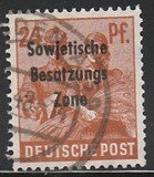 [Joint Allied Occupation Zones Stamps Overprinted "Sowjetische Besatzungs Zone", type B8]