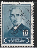 [Inscription "TURKIYE POSTALARI" between two Crescents and Stars, type AHP1]