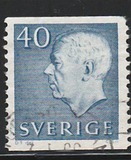 [King Gustaf VI Adolf of Sweden & Tree Crowns - Without Imprint, 類型 DB16]