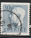 [King Gustaf VI Adolf of Sweden - New Engravement with Imprint, type EE4]