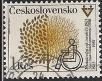[International Year of Disabled Persons, type BZO]