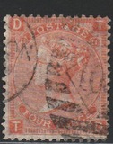 [Queen Victoria - Large White Control Letters in Corners, Tipe L1]