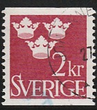[King Gustaf VI Adolf of Sweden & Tree Crowns - Without Imprint, 類型 BM19]