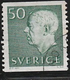 [King Gustaf VI Adolf of Sweden & Tree Crowns - New Colors and Values, Tip FA67]