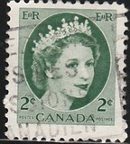 [Queen Elizabeth II - Normal Paper, See 1962 for Fluorescent Stripes, type GT1]