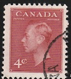 [King George VI - Inscription: "POSTES POSTAGE", տեսակ EM]