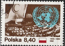 [The 35th Anniversary of the United Nations, type CIP]