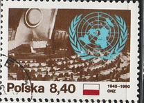 [The 35th Anniversary of the United Nations, type CIP]