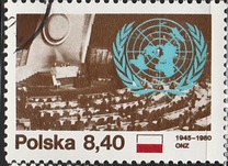 [The 35th Anniversary of the United Nations, type CIP]