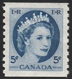[Queen Elizabeth II - Normal Paper, See 1962 for Fluorescent Stripes, type GT4]