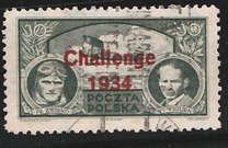 [Airmail - The Europe Flight Challenge Internationale de Tourism, 1934, 類型 CW]