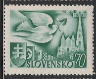 [European Postal Congress - Peace Dove & St. Stephen's Cathedral, tip AL]