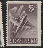 [Airmail - Airplane & Eagle, type W]
