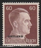 [German Empire Postage Stamps Overprinted "OSTLAND", type B4]