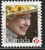 [Queen Elizabeth II - Self Adhesive Stamp, type DBY]