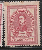 [Definitive Issue, General San Martin, Tüüp HJ]