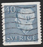 [King Gustaf VI Adolf of Sweden & Tree Crowns - Without Imprint, 類型 DB16]