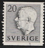 [King Gustaf VI Adolf of Sweden & Tree Crowns - Without Imprint, 類型 DB9]