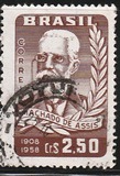 [50 Aniversario de la muerte del escritor Machado de Assis, 1839 - 1908, tipo AIE]