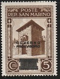 [Idem - Surcharge GOVERNO PROVVISORIO, type CH]