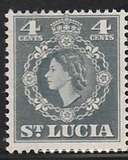 [Issues of 1949 but portrait of Queen Elizabeth II facing left and New Royal Cypher, tip AT3]