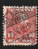 [King Christian IX, 1818-1906 - Vertical and Horizontal Lines in Background in Oval, type N1]