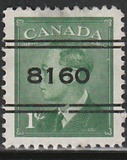 [King George VI - Inscription: "POSTES POSTAGE", տեսակ EJ]