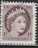 [Queen Elizabeth II - Normal Paper, See 1962 for Fluorescent Stripes, type GT]