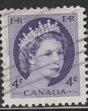 [Queen Elizabeth II - Normal Paper, See 1962 for Fluorescent Stripes, type GT3]