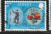 [The 100th Anniversary of the Universal Postal Union, type BW]