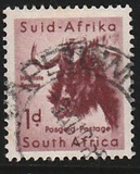 [Fauna africana del Sud, serie Parco Kruger - Filigrana: Testa di antilope - Tipografia: Government Printer, Pretoria, Scrivi GJ]