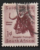 [Fauna africana del Sud, serie Parco Kruger - Filigrana: Testa di antilope - Tipografia: Government Printer, Pretoria, Scrivi GJ]