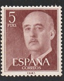 [Definitive Issue - General Franco, տեսակ AOK14]