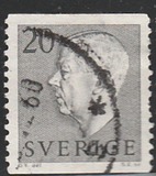 [King Gustaf VI Adolf of Sweden & Tree Crowns - Without Imprint, 類型 DB9]