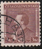 [Personnalité 1932 - 100e anniversaire de la naissance de Miroslav Tyrš, fondateur du mouvement Sokol (1832-1932), type YBX1]