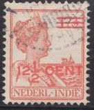 [Queen Wilhelmina - Postage Stamps of 1914-1915 Surcharged, प्रकार K8]