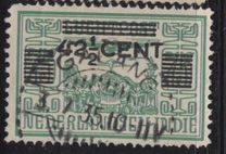[Airmail Stamps of 1928 & 1931 with 3 Bars over "LUCHTPOST" and Surcharged New Value, tyyppi M9]