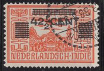 [Airmail Stamps of 1928 & 1931 with 3 Bars over "LUCHTPOST" and Surcharged New Value, tyyppi M10]
