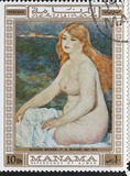 [Nude Paintings of Pierre Auguste Renoir, French Impressionist, type HO]