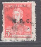 [Definitive Issues - General San Martin, with Period after Value, veids CU5]
