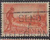 [The 100th Anniversary of the Colonization of Victoria, type Q]